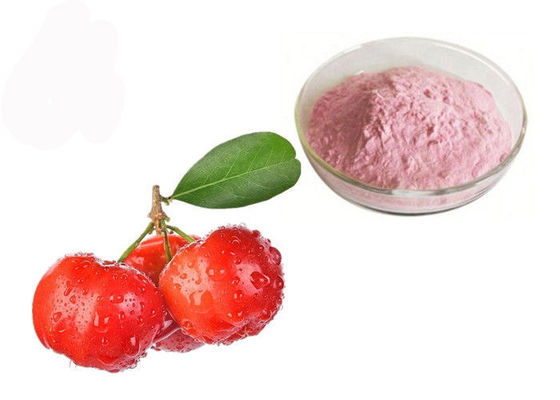 Vitamin C 17% 25% Bubuk Ekstrak Buah Alami Acerola Cherry pemasok